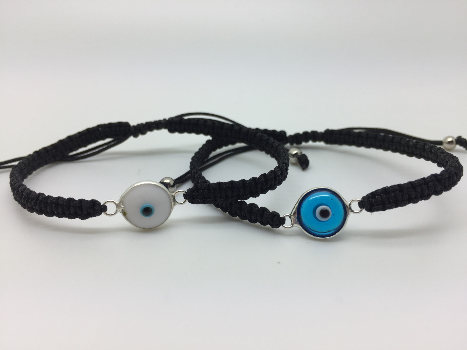 Blue White Evil Eye Mati Friendship Cord Black Red Macrame Bracelet Men Women