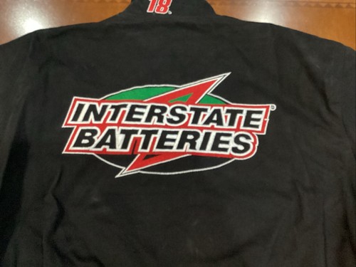 Vintage NASCAR Bobby Labonte Interstate Batteries Racing Jacket 2001 Small Adult - Picture 10 of 12