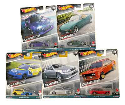 HOT WHEELS PREMIUM! CAR CULTURE 2023 E CASE MODERN CLASSICS FULLSET OF 5