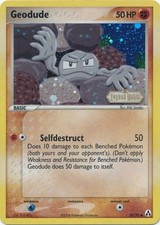 Geodude - 53/92 - Common - Reverse Holo LP, English Pokemon EX Legend Maker on eBay
