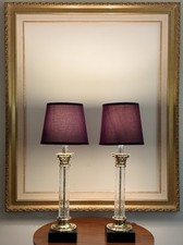Vintage PAIR Hollywood Regency Neoclassical C...