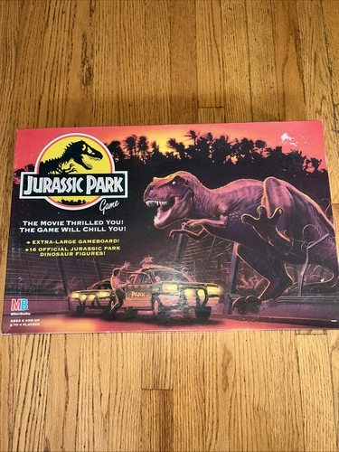 Vintage 1992 Jurassic Park Board Game Milton Bradley Dinosaurs Preowned Complete