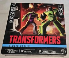 Transformers Studio Series 86 Commander Constructicon Long Haul and Hook 2 Pack