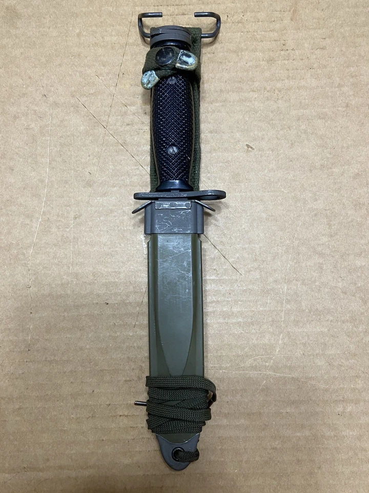 WW2 US M3 CAMILLUS cuchillo de lucha conversión con vaina PWH USGI VER DETALLES Foto 2 de 4