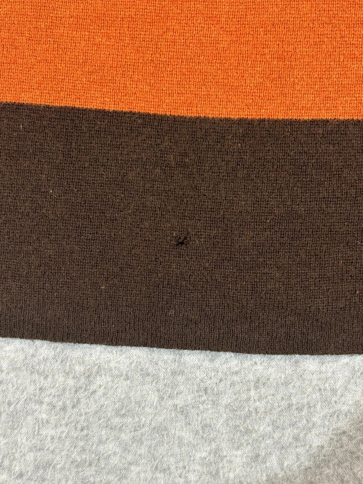 Suéter Abercrombie Fitch Hombres Pequeño Rayas Mezcla de Lana Cuello Redondo Vintage Retro Y2K Foto 2 de 4