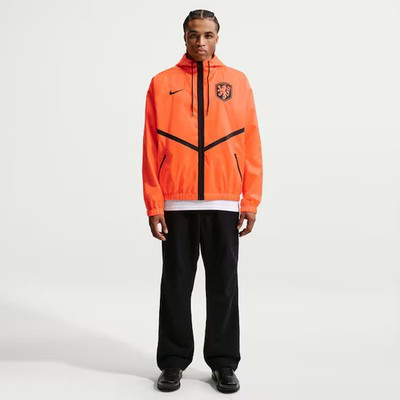 Nike Netherlands National Team Hoodie Orange Men's Licensed
