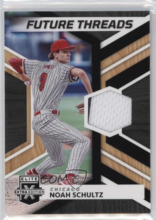 2022 Panini Elite Extra Edition Future Threads Noah Schultz #FT-NS 0j5z