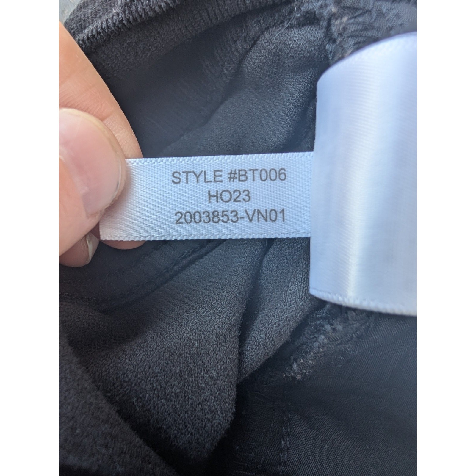 J Crew Women's Corduroy Full Length Essential Straight Leg Pants Sz 25 Black thumbnail 6