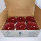 Partylite Cranberry Tealights - Nib Set Of 12