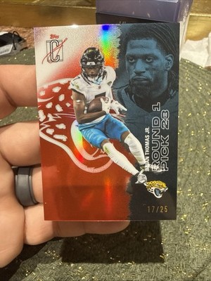 Topps 2025 Signature Class Brian Thomas Jr. Rookie #79 17/25 Jaguars
