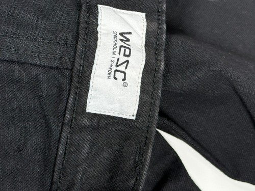 ALESSANDRO RIPPED/DISTRESSED BLACK JEANS SIZE 36 VGC 5 pocket denim pant WESC - Picture 9 of 11