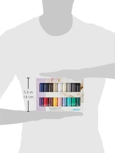 Mettler Silk Finish Cotton Thread Set | Colors may vary | 18 Pcs, Piece - Image 2 of 4