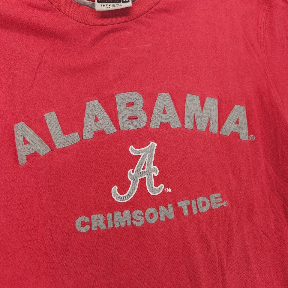 Alabama Crimson Tide Long Sleeve College T Shirt Mens Size Medium M Red - Image 4 of 4