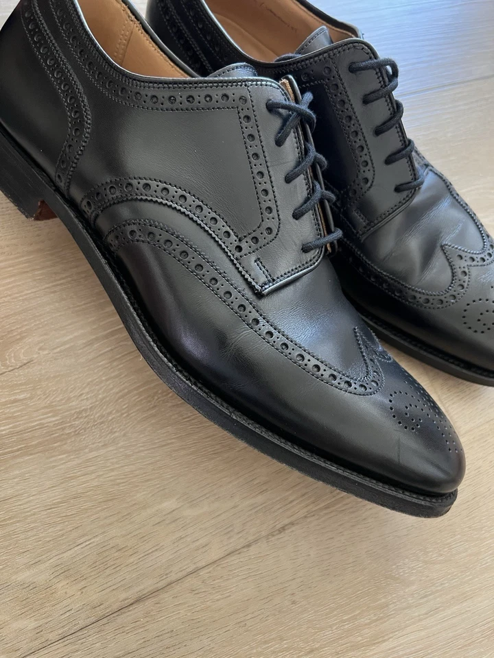 Zapatos de cuero Ralph Lauren etiqueta púrpura 9 D hechos en Inglaterra Foto 4 de 4