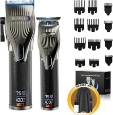 Hair Clipper and Trimmer Set Barber Clippers Set for Men, Professional Kit Beard