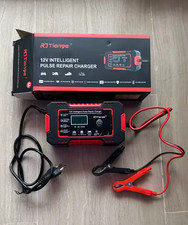 NEU Intelligentes Batterieladegerät 12V 6A Auto Motorrad LCD AGM GEL Blei