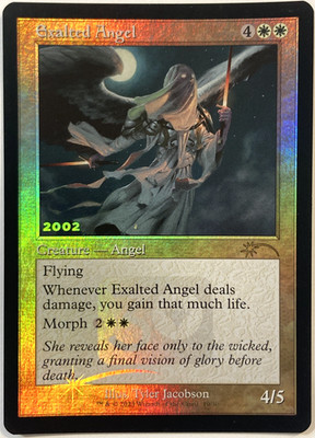 MTG Exalted Angel (Retro Frame Foil) 30th Anniversary Promos 10 NM