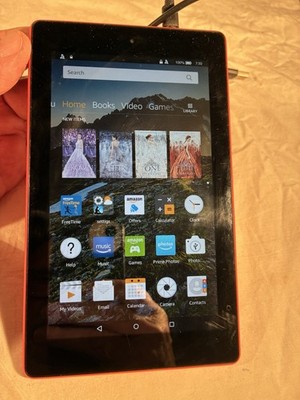 Used Orange Fire Tablet Works Perfectly.  Lightly Used