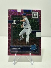 2022 Panini Donruss Optic Jon Heasley PINK VELOCITY RC KANSAS CITY ROYALS /249