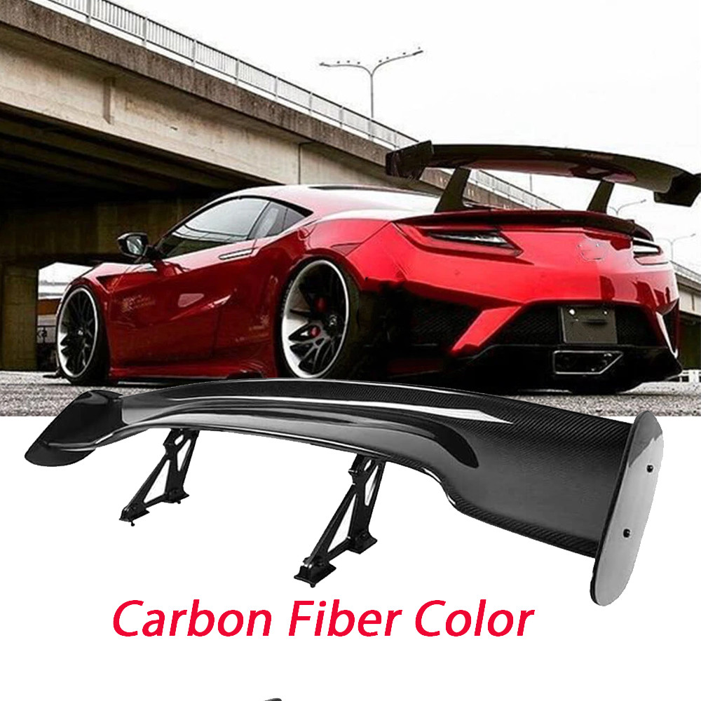 Rear Trunk Spoiler Lip Wing Carbon Fiber Upper For Acura NSX Coupe