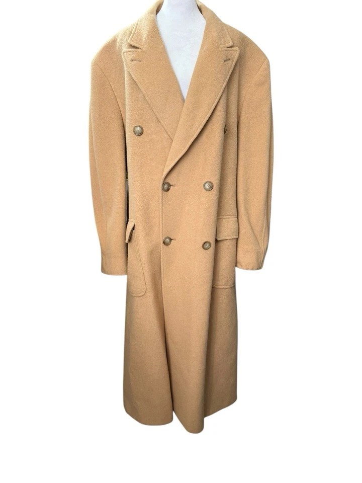 Brooks Brothers 100% Camel Hair Polo Coat Size 44L - Image 2 of 4