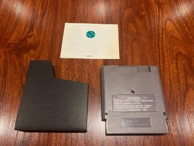 Top Players Tennis (Nintendo Entertainment System, 1990) NES Cartridge Manual