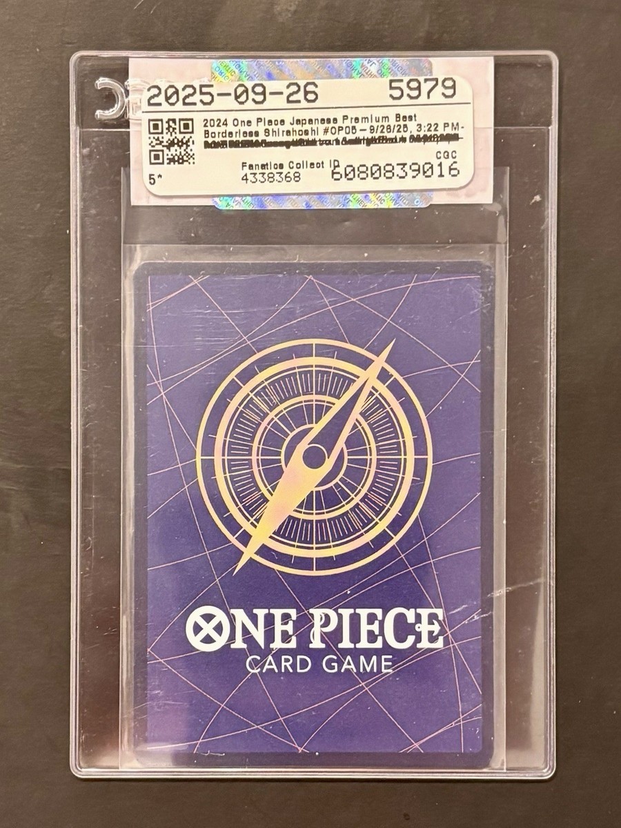 One Piece Shirahoshi OP05-082 PRB-01 Japanese Borderless Alt Art