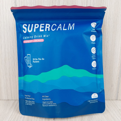Supracalm Powdered Drink Packets (20) Relaxation & Focus No Sugar GMO Exp 11/26