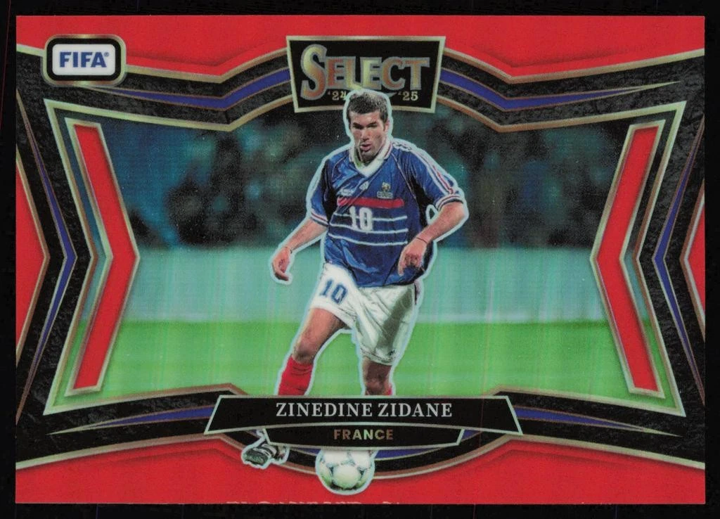 Carte Zinedine Zidane Rookie 1994 - France Vs Rép. Tchèque - Onze Mondial Rare