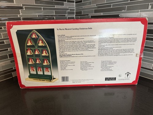 Ye Merrie Minstrel Caroling Christmas Bells AUS300 25 Carols * Works * No Remote - Picture 3 of 20