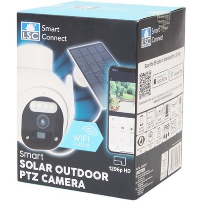 LSC Smart Connect Solar Überwachungskamera PTZ WLAN 1296p HD IP65