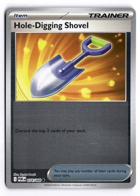 Pokemon Perfect Order Hole-Digging Shovel 074/088 Common Reverse