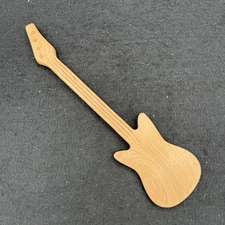 Kikkerland Rockin' Wooden Guitar Shaped Spatula Kitchen Spoon Utensil
