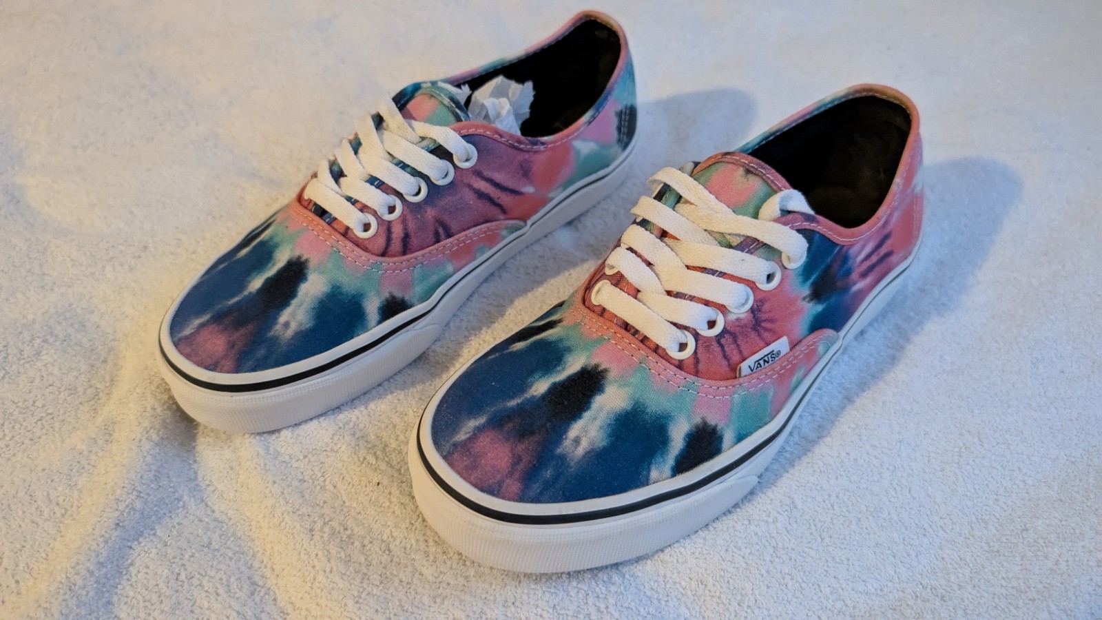 Vans Shoes Red Tie Dye Vans Vans Authentic Tie Dye Men's Size