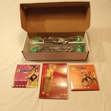 Zumba Fitness Toning Sticks & Total Body Transformation 4 DVD Set - NEW