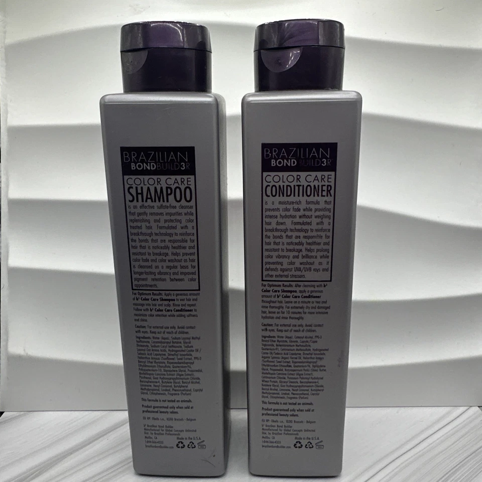 Brazilian Blowout B3 Color Care Shampoo and Conditioner Set - 12oz Each - New - Image 2 of 2