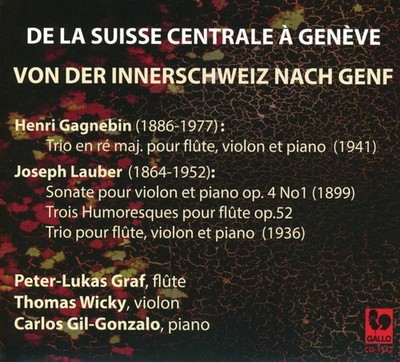Peter-Lukas Graf, Thomas Wicky, Carlos G De La Suisse Centrale (CD) (UK IMPORT)