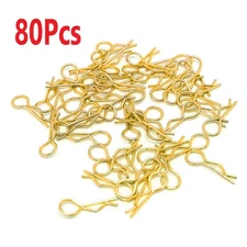 80Pcs Durable Body Clips Body Pins For 1/10 RC Car Truck Buggy Truck Accessories