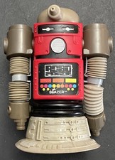 1984 CBS Toys BLAZER Robot Figure Hong Kong Red Retro 80s Sci Fi Toy Vintage