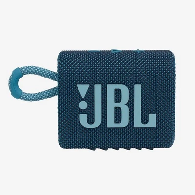 JBL Go 3 Mini Bluetooth Bleu Étanche IPX67 Haut-Parleurs Bluetooth Wifi - Photo 1/4