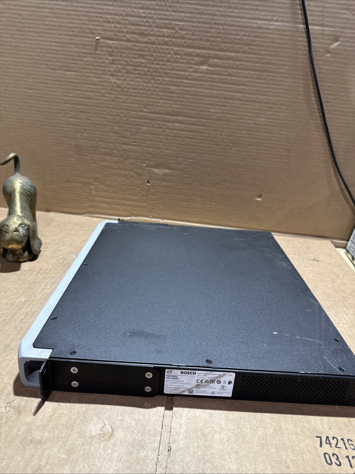 Bosch Praesensa PRA-AD608 8-Channel 600W Amplifier Amp