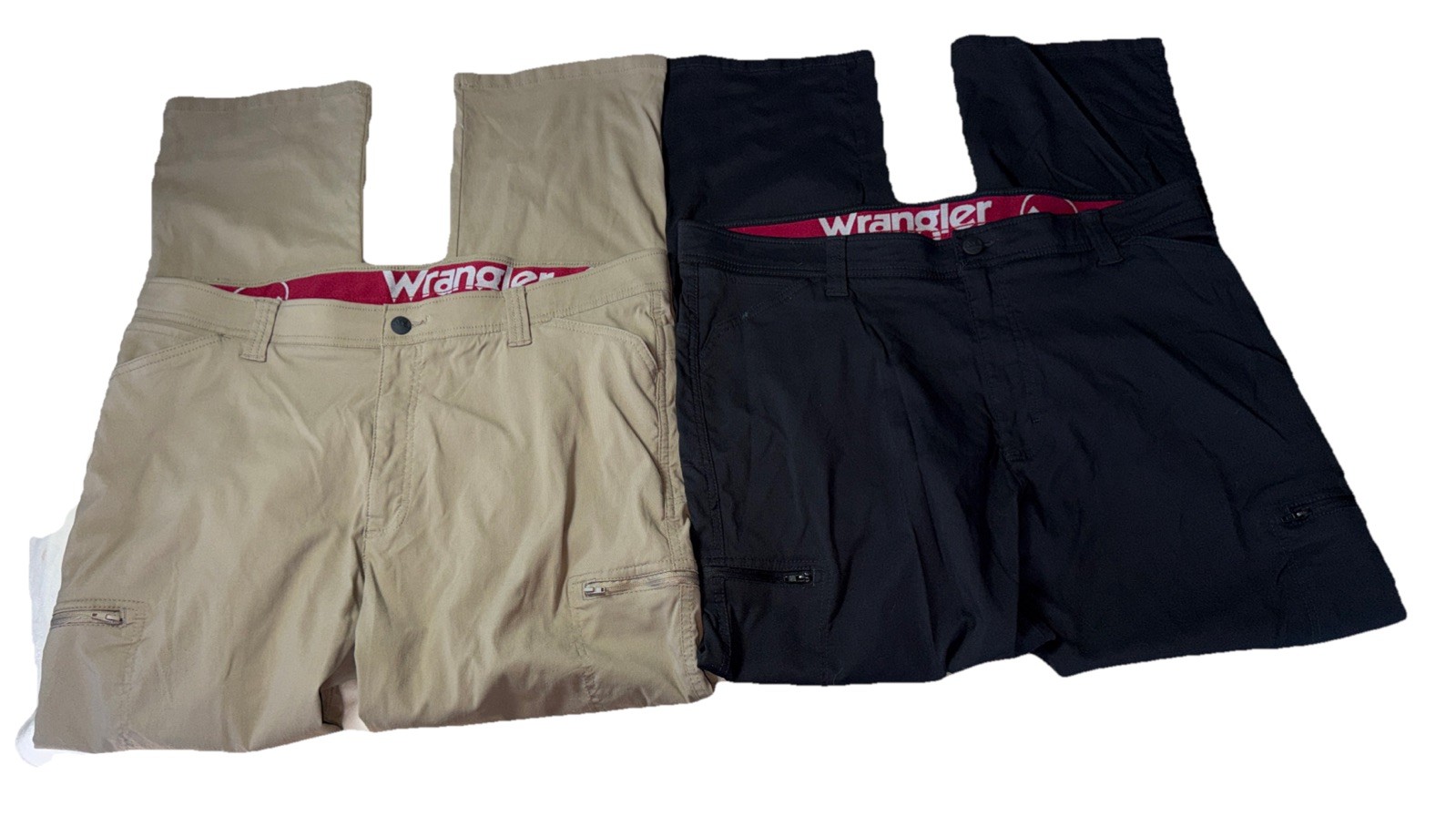 38x30 Beige, Black Comfort Waist Flex