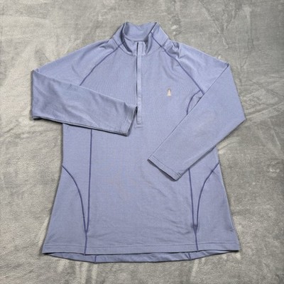 Peter Millar Women's Melange Half Zip Pullover Windsong Farm Golf Club Size XL