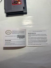 Heavy Barrel (Nintendo NES) Cartridge w/ Manual and dust cover, Tested & Working