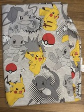 Pokemon Pikachu Pokeball TWIN FLAT Sheet ONLY Nintendo Polyester 2022