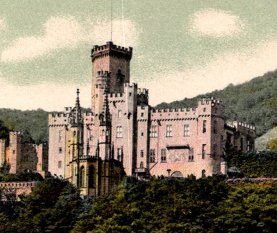 #ad #ad Antique RPPC UDB Postcard Koblenz Stolzenfels Castle Germany c1900s Hand Tint $13.99