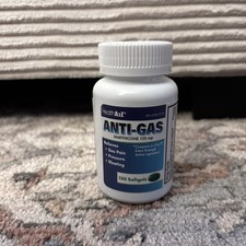 Healtha2Z Gas Relief Simethicone 125mg Stomach Discomfort Exp 10/2027