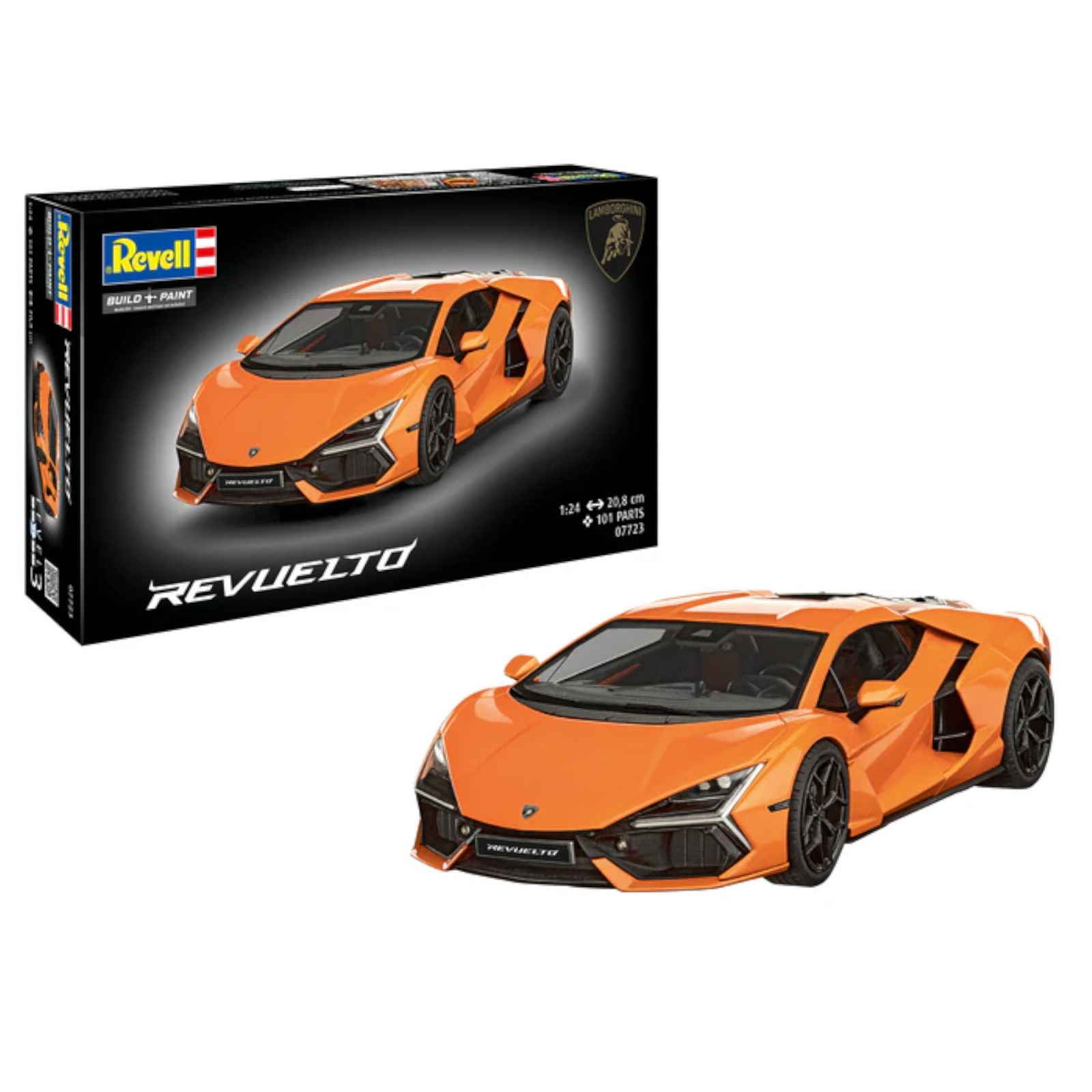 Revell Lamborghini Revuelto Italian V12 Hybrid Supercar Model Kit 07723