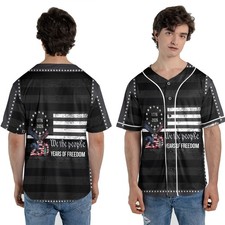 America 1776-2026 We The People 250 Years Of Freedom Baseball Jersey Shirt