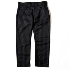 Comme des Gar ons Wool Striped Pants S Gray, 100 wool, used